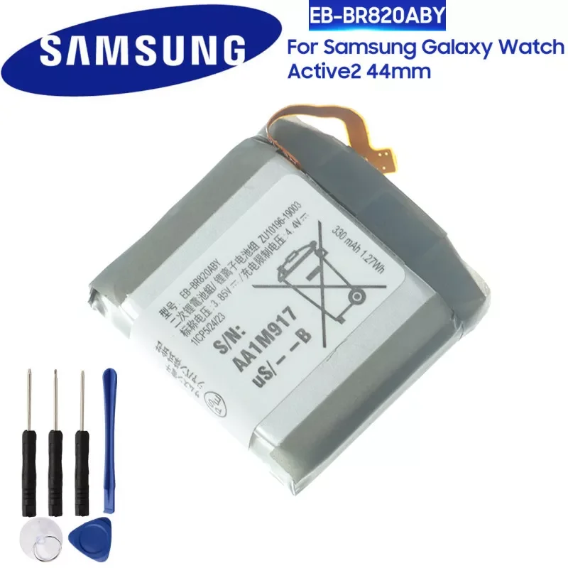 

Original Replacement Battery EB-BR820ABY For Samsung Galaxy Watch Active 2 Active2 SM-R820 SM-R825 44mm Watch Battery 340mAh