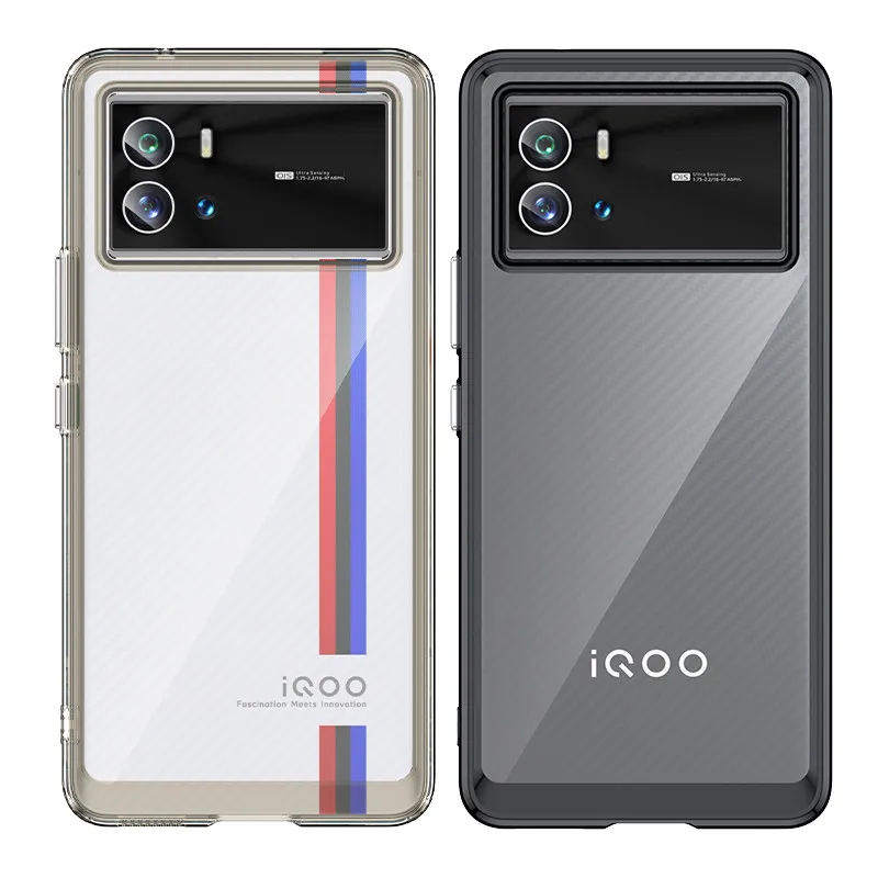 For iQOO 9 Case iQOO 9 7 iQOO Neo5 Lite Neo3 Z1 Cover Colorful Soft Silicone Transparent Shockproof Bumpe iQOO 9 China Case