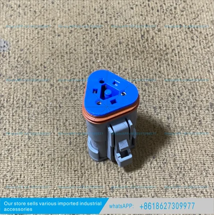 Фото DT06-3S-P006 Совершенно новый разъем с синим резистором Masterbatch, корпус 3P №2