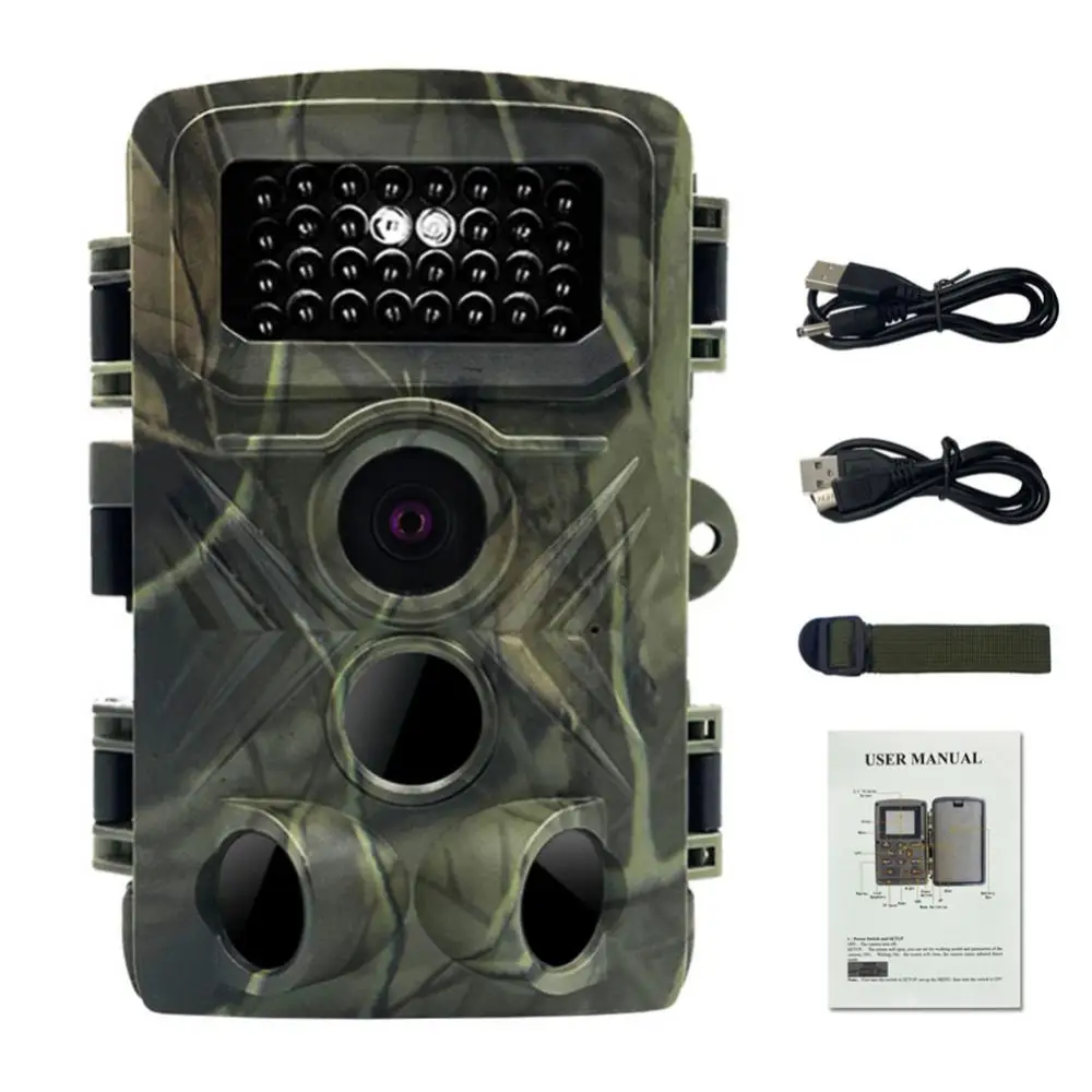 

1080P Wildlife Hunting Trail Game Camera Motion Activated Security Camera IP54 Waterproof Day Night Hunting Scouting Camera