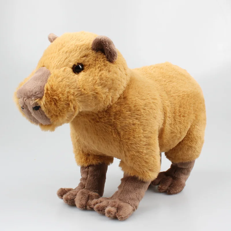 

Simulation Capybara Plush Toy Cartoon Stuffed Animals Dolls Kids Gifts Model Figures