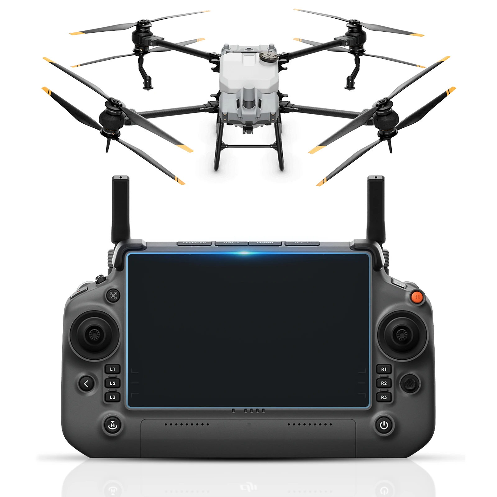 Защита экрана из закаленного стекла для DJI RC Plus с пультом дистанционного