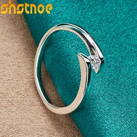 925 sterling silver aaa zircon round ring for women engagement wedding charm fashion party jewelry gift