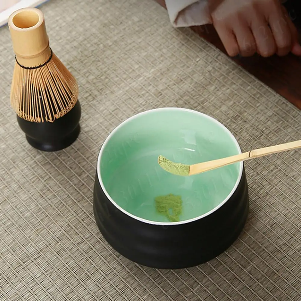 4 шт. чайный сервиз набор венчиков для матча держатель венчика и чаши совок