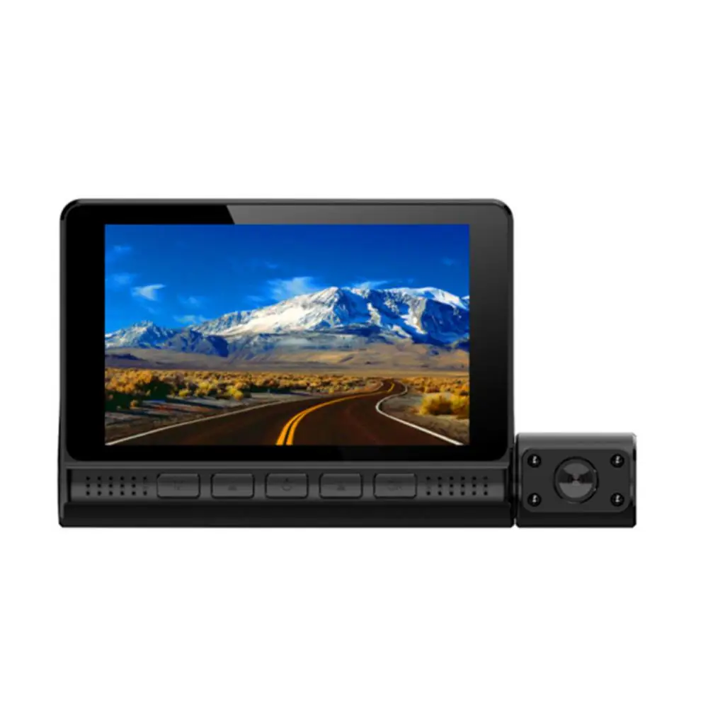 Автомобильный видеорегистратор с сенсорным экраном 4 дюйма Blcak Box IPS 1080P HD