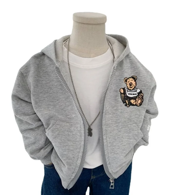 Зимние весенние толстовки и свитшоты для маленьких мальчиков девочек хлопковые