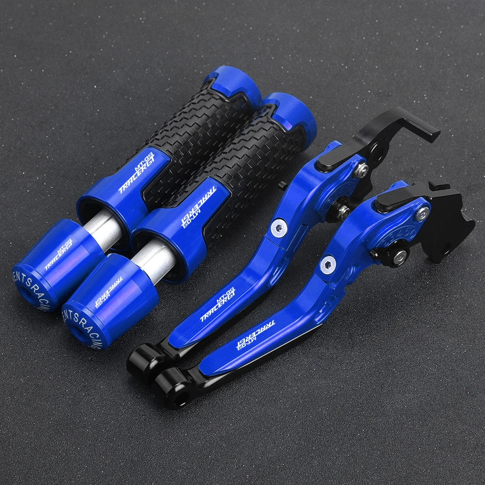 

For YAMAHA MT09 TRACER MT-09 2015 2016 2017 2018 2019 2020 2021 Motorcycle Handlebar Hand Grips Ends Handle Brake Clutch Levers