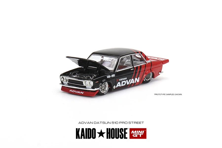 

Kaido House + MINI GT 1:64 Datsun 510 Pro Street ADVAN KHMG032