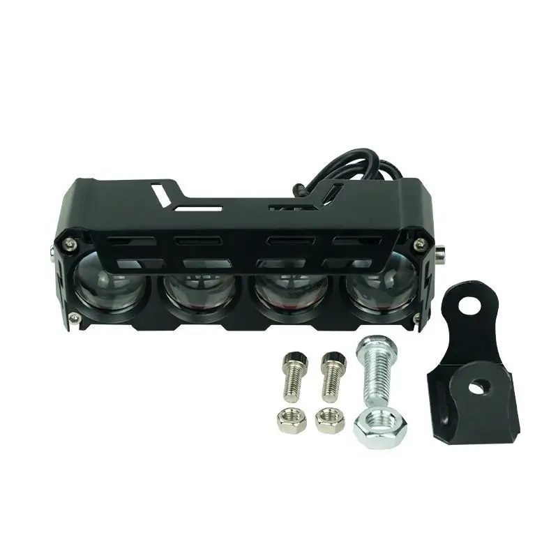 

Светодиодный прожектор для мотоцикла, двухцветный, противотуманные фары дальнего/ближнего света для легковых автомобилей, гру...