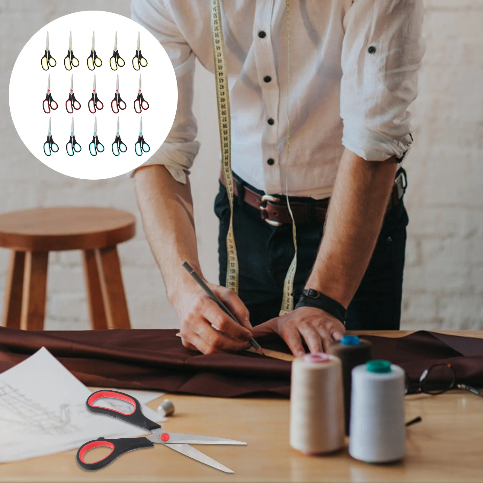 

15 шт., многофункциональные ножницы из нержавеющей стали