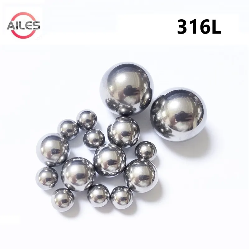 

316L Stainless Steel Balls Solid Steel Balls 1.0mm 1.5mm 3mm 4mm 5mm 6mm 7mm 8mm 9mm 10mm 11mm 12mm 18mm 25mm 28mm 30mm 31.75mm