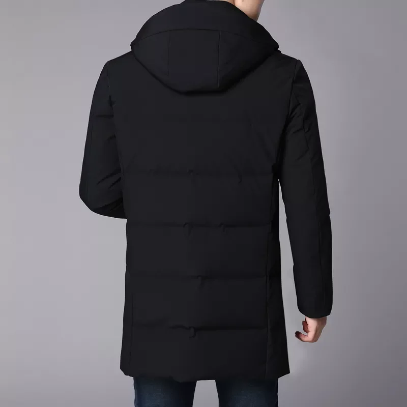 Color Down Coats Fashion Casual Men Clothing 2021|Down Jackets Jacket Men White Duck Down Jacket Thick Warm  Long Hooded Mens So