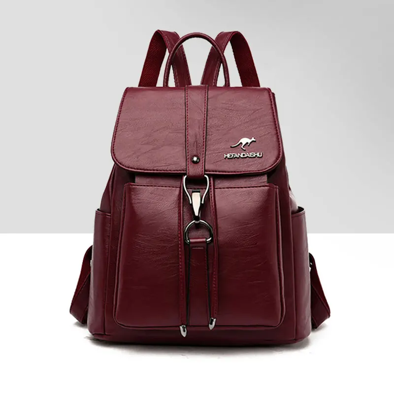 

Роскошный дизайнерский женский рюкзак, повседневные кожаные ранцы для девочек-подростков