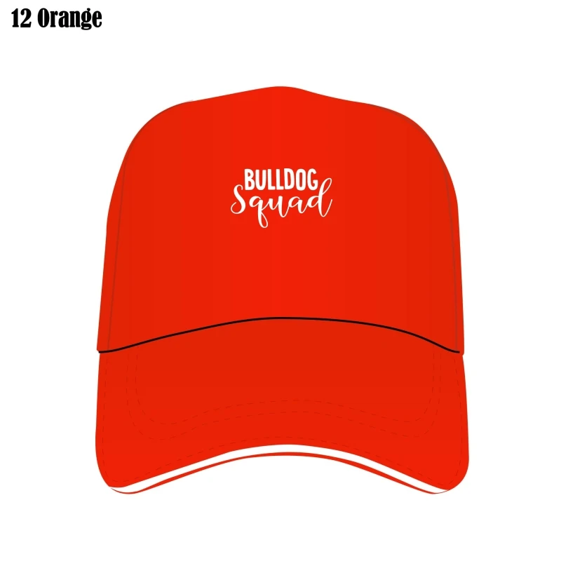 

Bulldog Squad Funny Bulldog Cap Gift For Bulldog Lover Male Custom Hat Camisa Caps Baseball Cap Cotton Outdoor