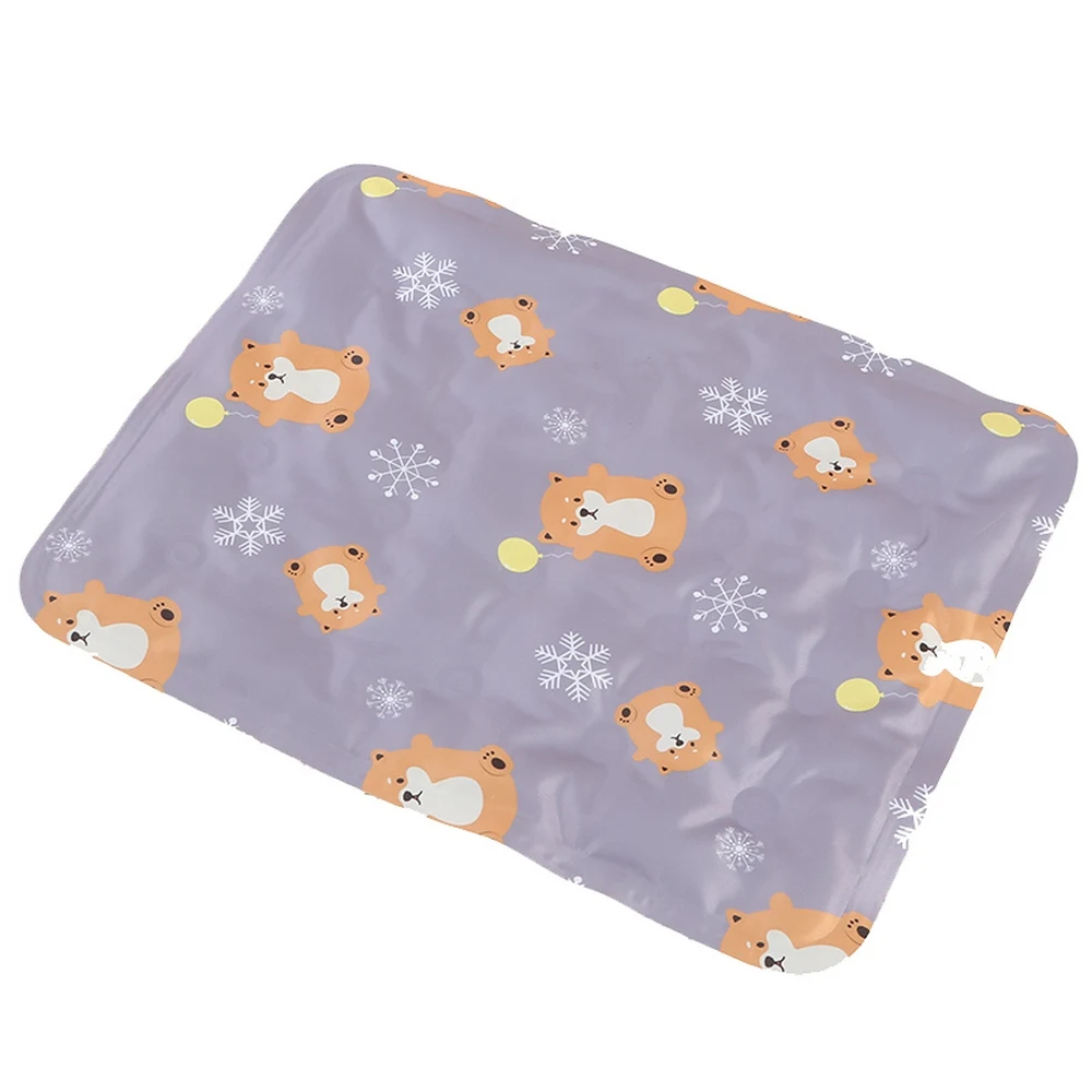 

Милый коврик для домашних животных из ледяного шелка, летний коврик для домашних животных, одеяло, кровать для собак, диван, портативный ков...