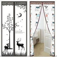 air conditioning door curtain four seasons universal magnetic suction wind proof household wind proof partition door curtain