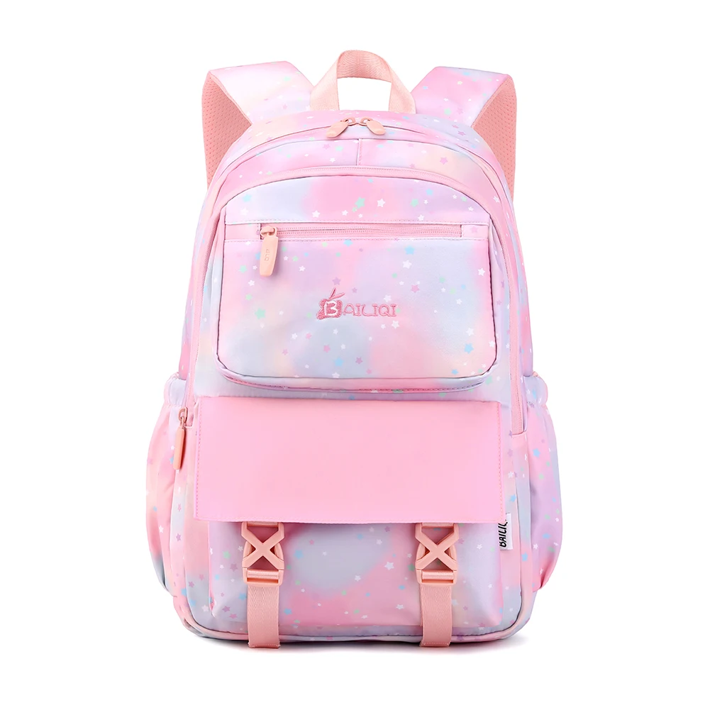 

Girls Children Primary Backpack Embroidery Cute Princess Schoolbag Nylon Colorful Fashion Portable Simple Kindergarten Rucksack