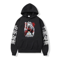 2022 new japanese anime jujutsu kaisen hoodie gojo satoru printed sweatshirt loose vintage streetwear pullovers unisex hoodies