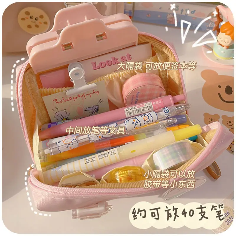 

Lar pacity ncil se красивый школьный канцелярский ящик для учеников начальной школы в японском стиле популярный интернет br