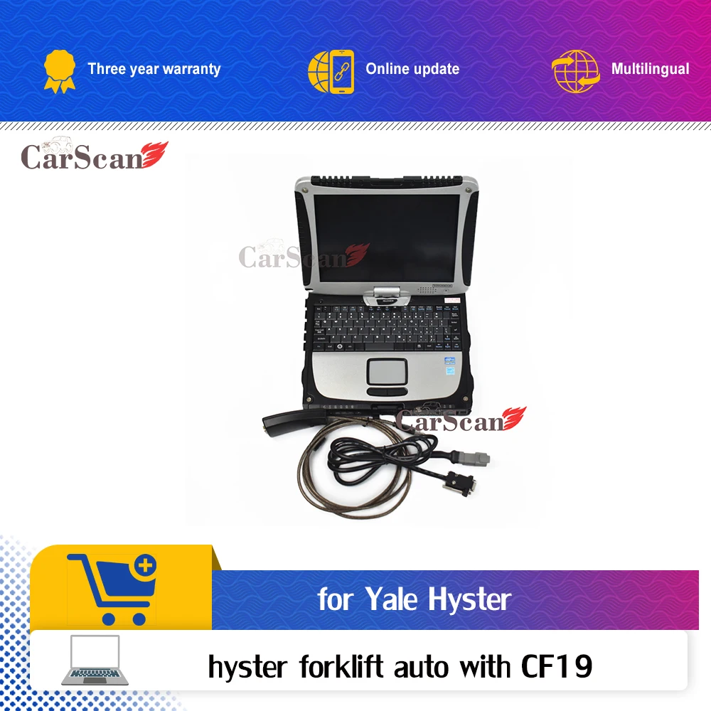 

Ноутбук CF C2 + V4.98 для Yale Hyster, инструмент для ремонта ПК, система внешнего вида с USB интерфейсом, вилочный погрузчик, автомобильный диагностический инструмент