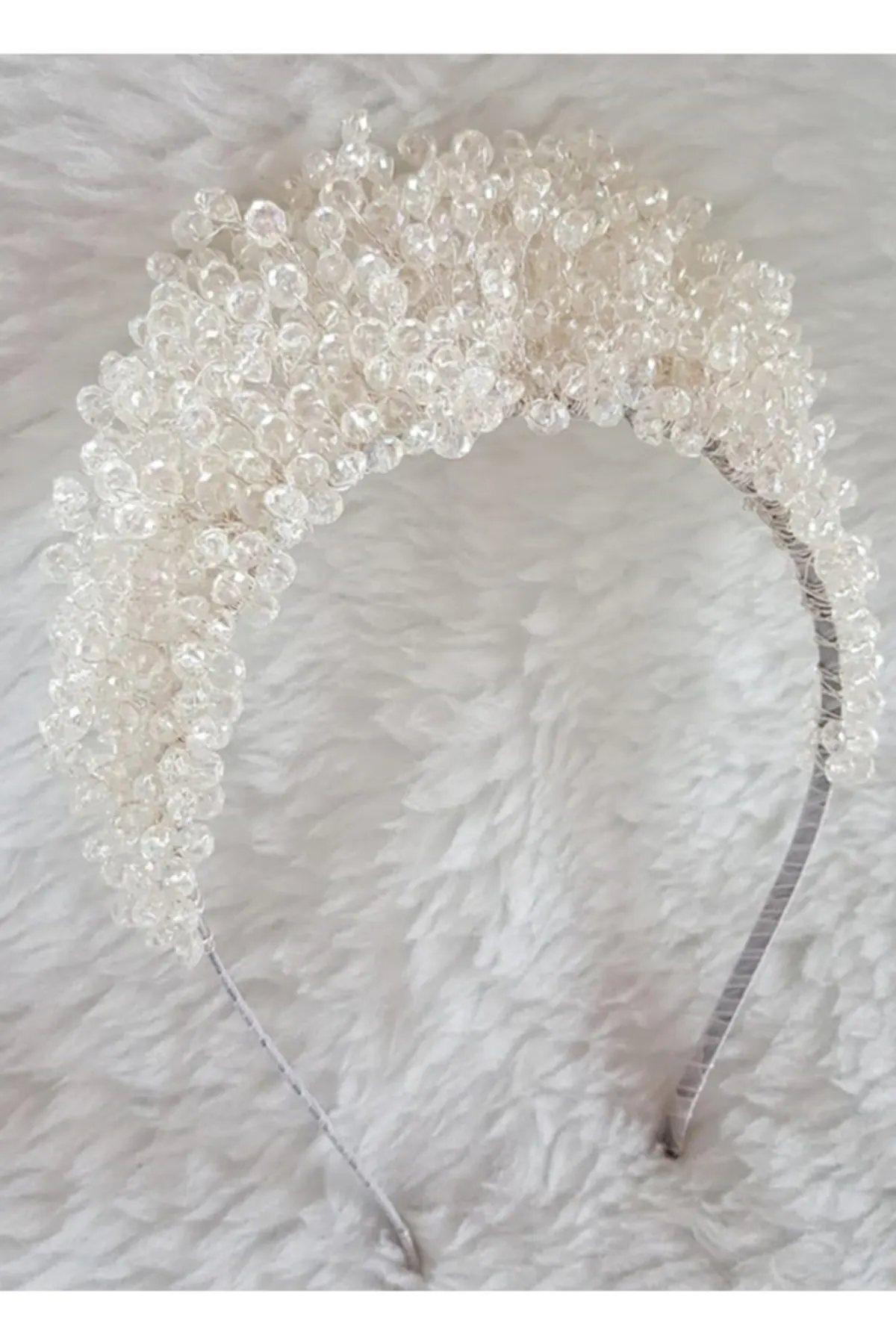 

Bridal Accessories Transparent Bridal Crown Wedding Handmade For Bride And Bridesmaids