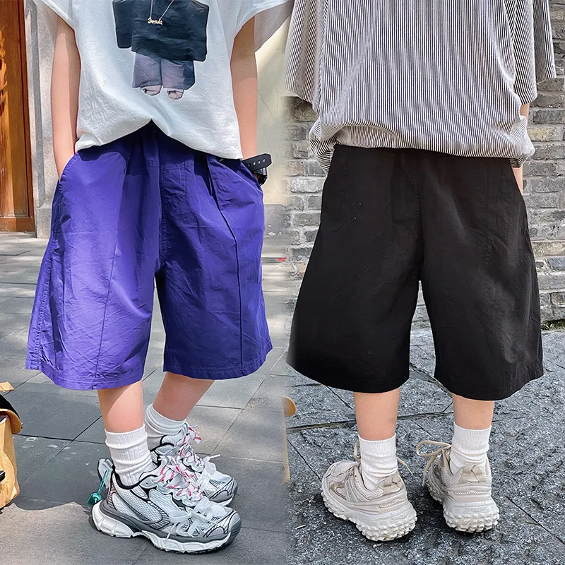 

Children's Clothing Boys' and Girls' Shorts 2023 Summer New Children Teens Babies Shorts Fifth Pants Online Red Fashion