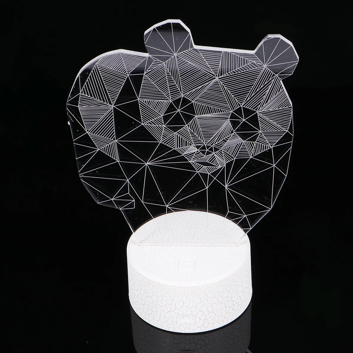 

1pcs Colorful LED Crack Small 3D Stereo Night Lamp Night Lamp for Home