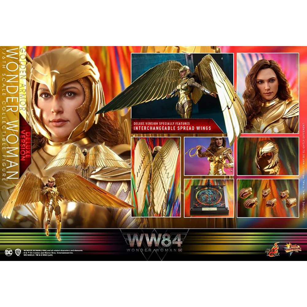 

HotToys Оригинал 1/6 чудо-женщина 1984 Золотой доспех MMS587 MMS578 MMS574 Коллекционная Аниме Фигурка экшн-модель игрушки