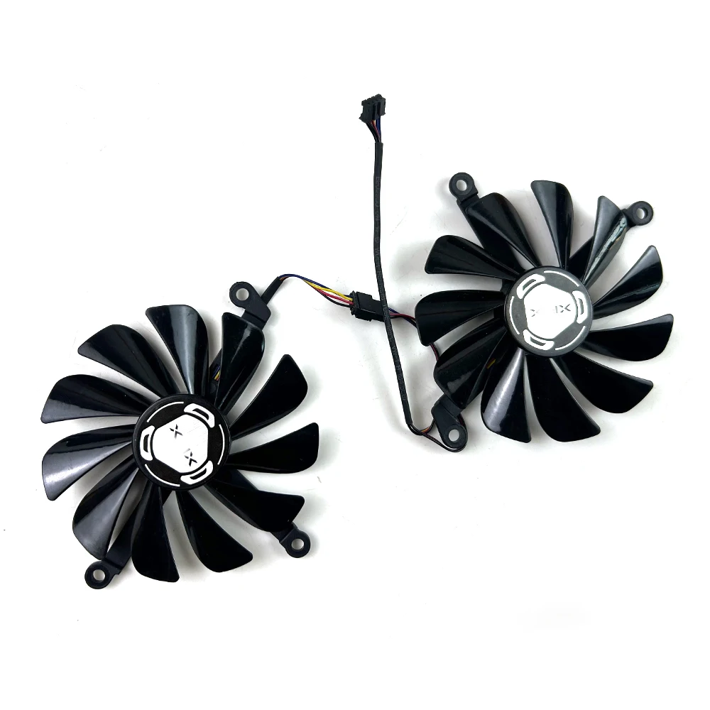 Фото Охлаждающий вентилятор 95 мм CF1010U12S RX 5700XT RX-57XT86OD Вентилятор графического процессора для XFX Radeon RX5700 5700 XT THICC II Ultra Вентиляторы видеокарты №1