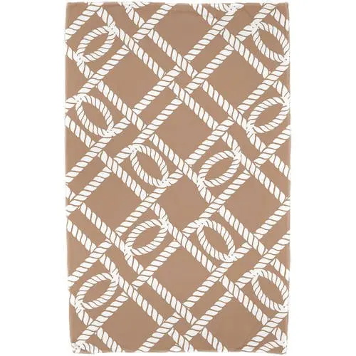 

x 60" Know the Ropes Geometric Print Beach Towel
