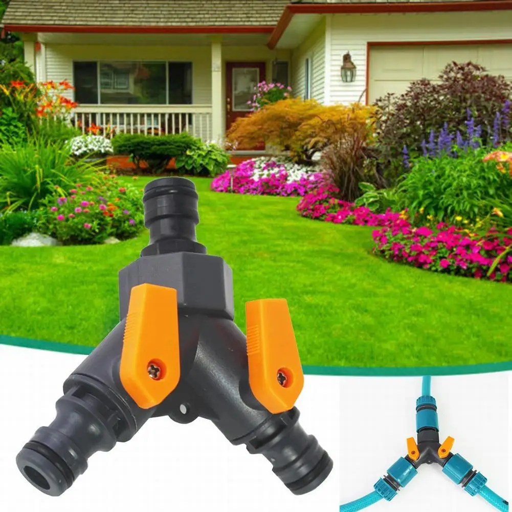 

Garden Tap Hose Connectors Splitters Y Type Water Diverter Valve For Water Pipe Watering & Irrigation Garden Water Connectors