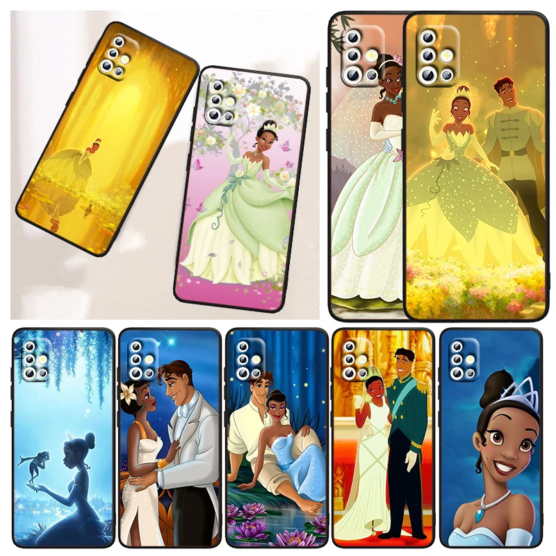 

The Princess and the Frog For Samsung Galaxy A91 A81 A71 A51 5G UW A03 A01 A21 A11 A41 A31 A21S Core Black Capa Phone Case