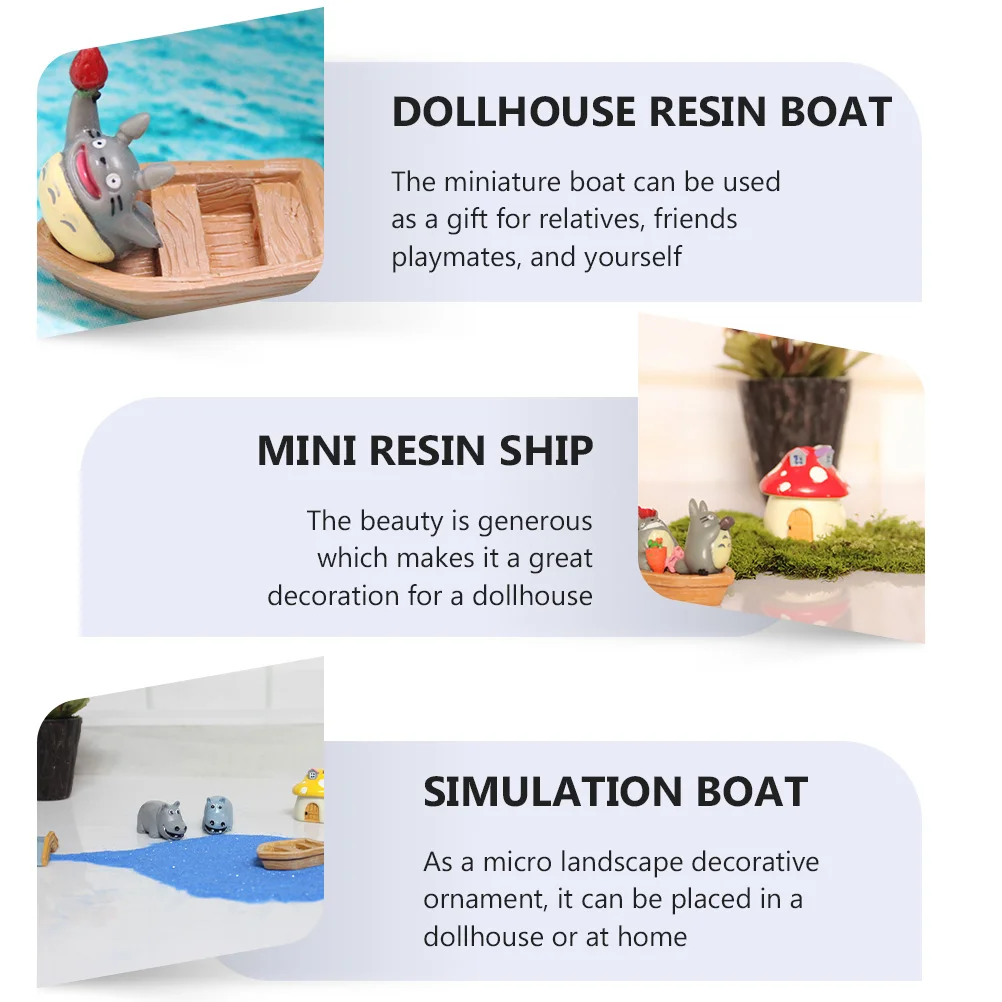 Мини-кукольный домик корабль парусник фигурки игрушки декор декоративная модель