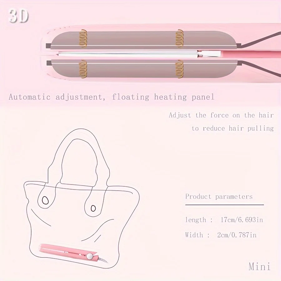 Керамические мини-бигуди маленькие волнистые шины для коротких тонких волос 2-в-1