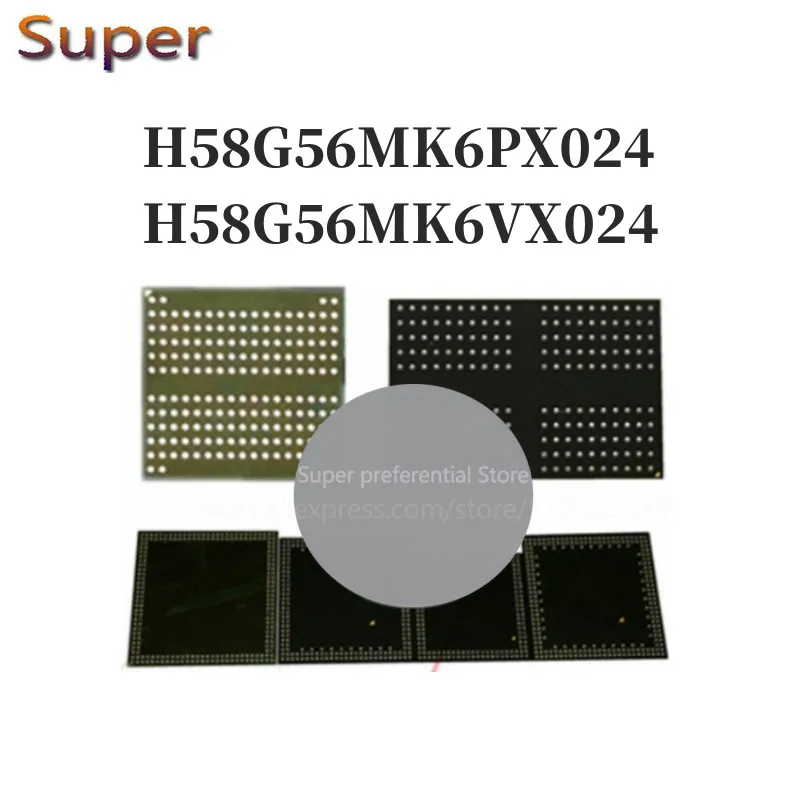 

5 шт. H58G56MK6PX024 H58G56MK6VX024 441FBGA LPDDR5 6400 Мбит/с 4 Гб