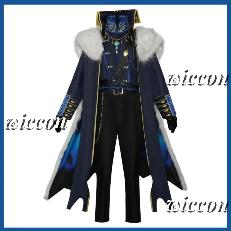 Игра Alva Lorenz Pustelnik Косплей Костюм Тюремный Жестковый Спинный Консультатор Меховой