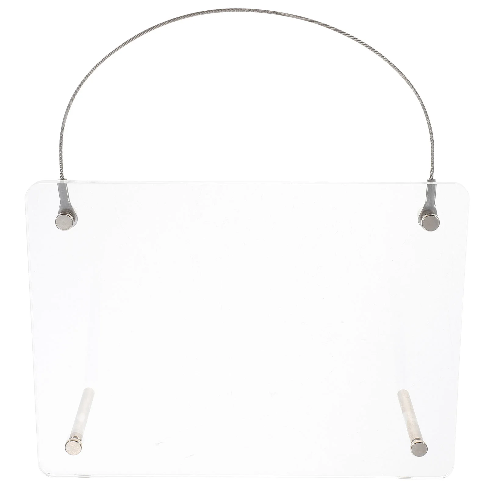 

Frame Photo Clear Acrylic Frameless Wall Picture Floating Mounted Desktop Display Double Panel