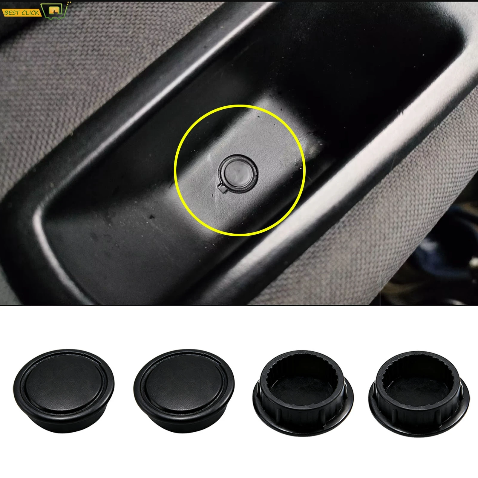 

4 шт. для Renault Clio Megane Dacia Logan 3 Fluence Grand Scenic Kardian Samsung Twingo дверная ручка ящик для хранения винтовая заглушка