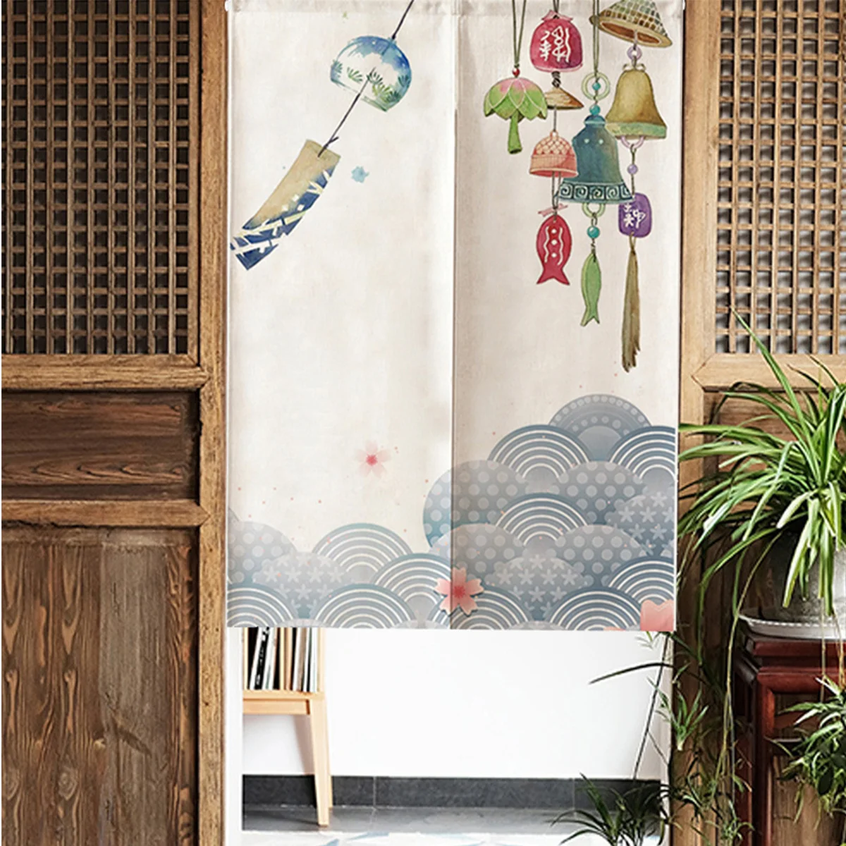 

Door Curtains Curtain Window Doorway Closet Cover Japanese Noren Kitchen Doors Covers Partition Front Panel Tapestry Shui Feng