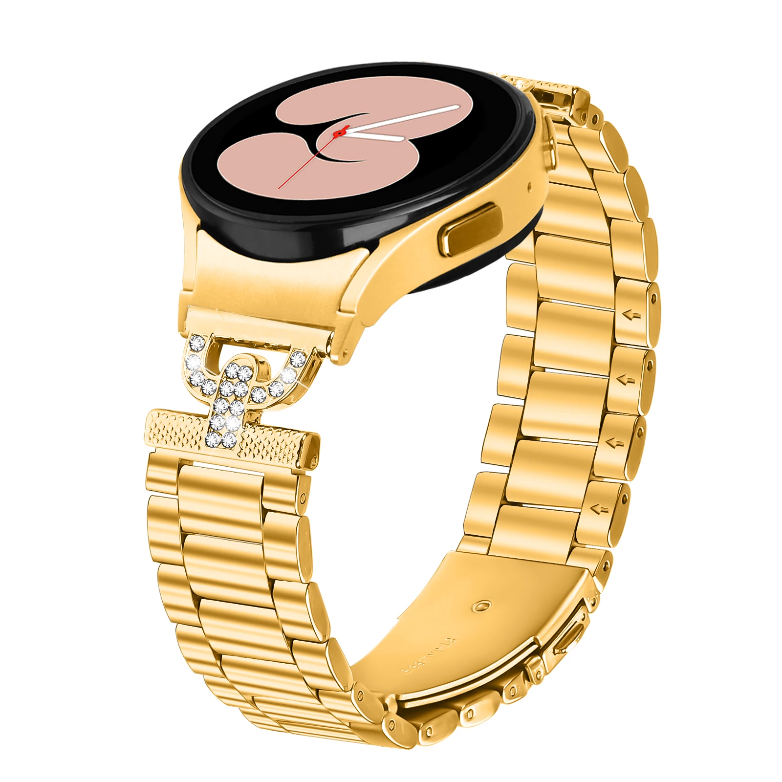 Фото Ремешок из нержавеющей стали для Samsung Galaxy Watch7 6 5 4 40 мм 44 мм 5pro Металлический браслет Galaxy Watch 4 6 Classic 47 43 42 46 мм Ремешок №2