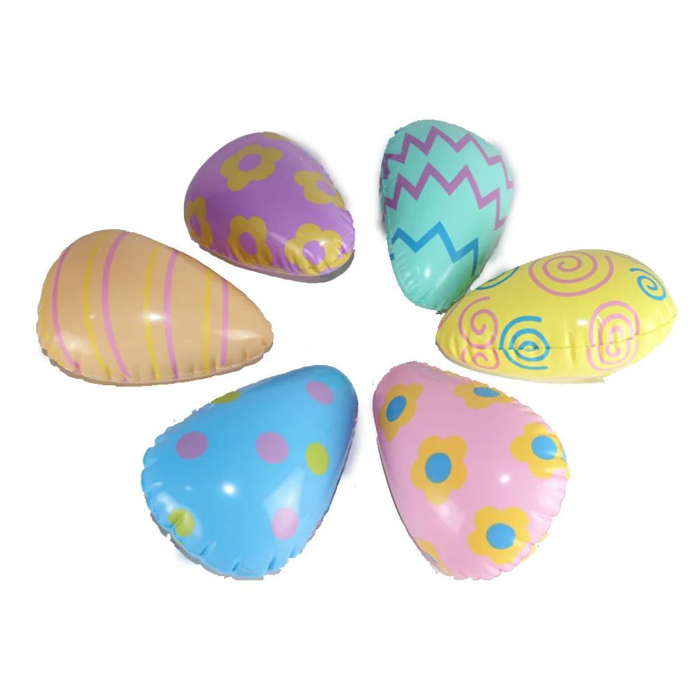 

6 Pcs Colorful Easter Egg Balloon Children's Party Decorations