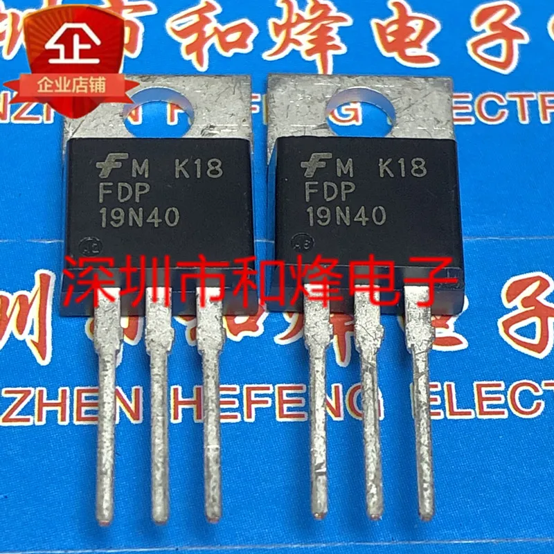 

5 шт.-10 шт. FDP19N40 TO-220 400V 19A Новый и оригинальный на складе