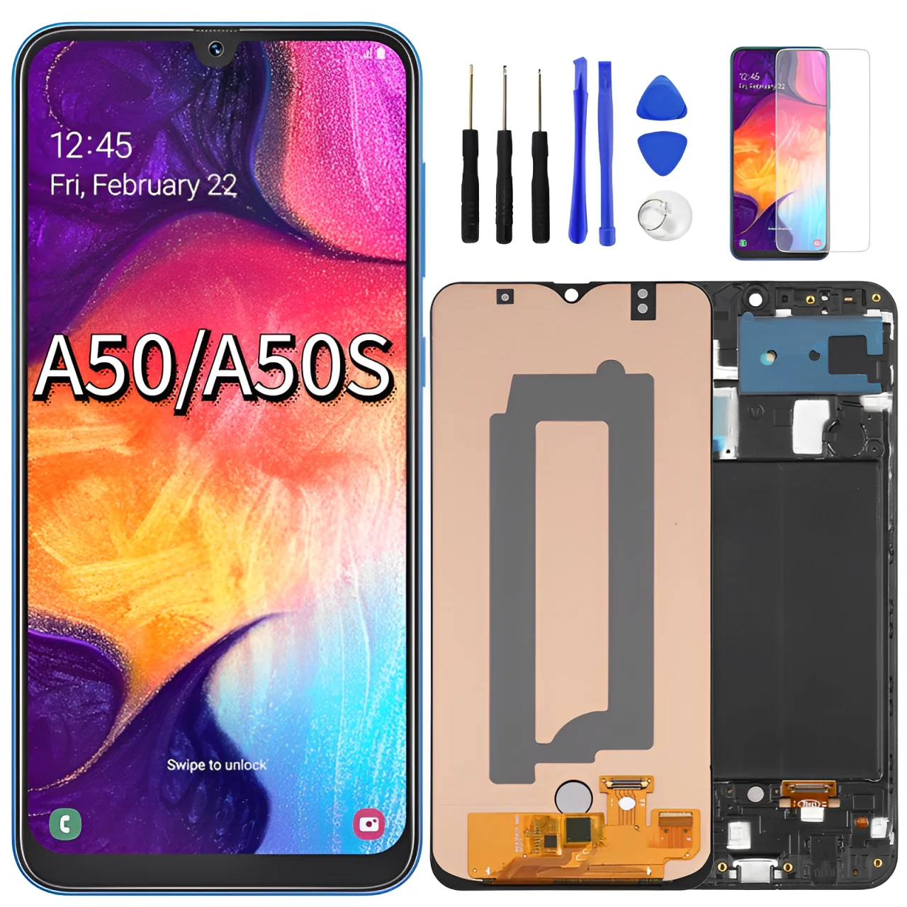 ЖК-дисплей a50 a50s для Samsung Galaxy A50/A50S SM-A505F SM-A505GT/DS SM-A505G/DS сменный с дигитайзером