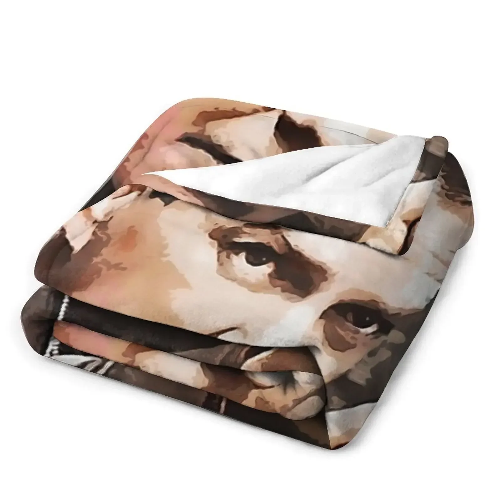 Одеяло с портретом Джека Бауэра волосатое милое клетчатое очень большое одеяло