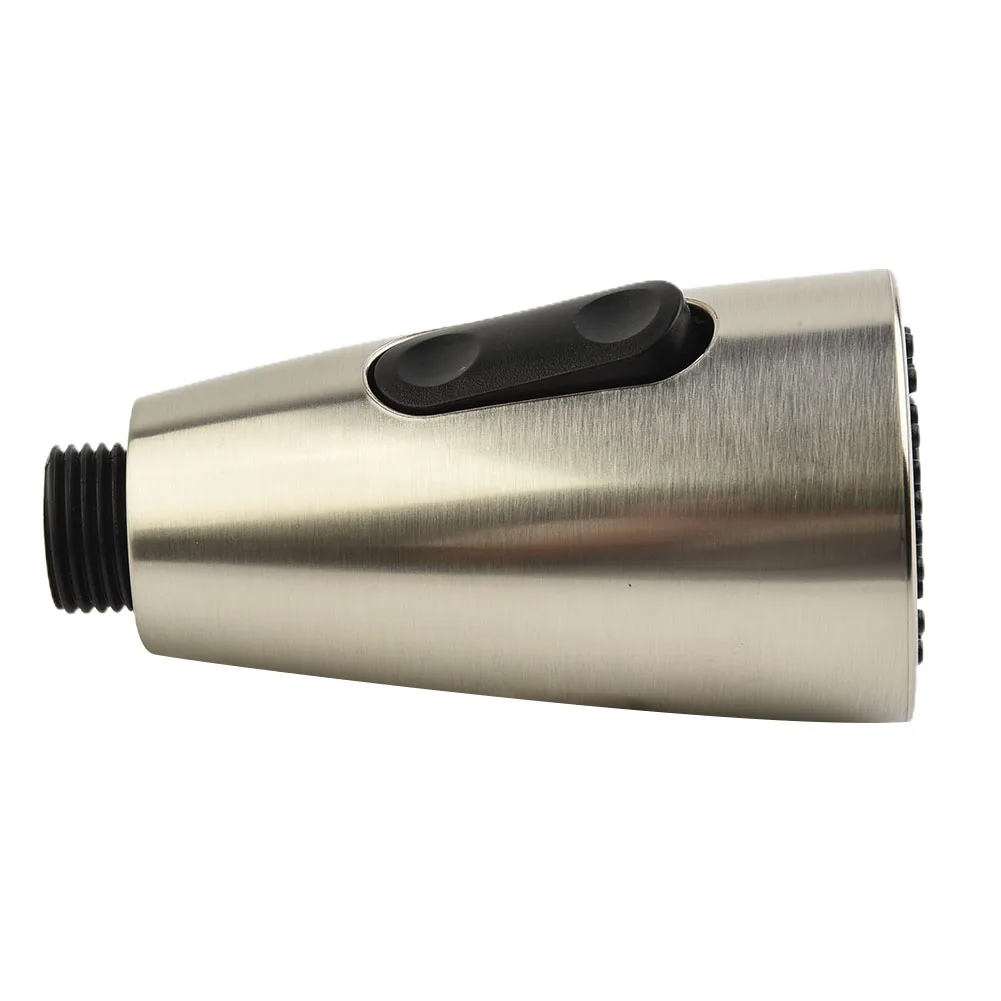 

Water Saving Aerator Spray Tap Head 1/2 In Brushed Bubbling Rain Two Spray Style Housework Kitchen 360° Rotate