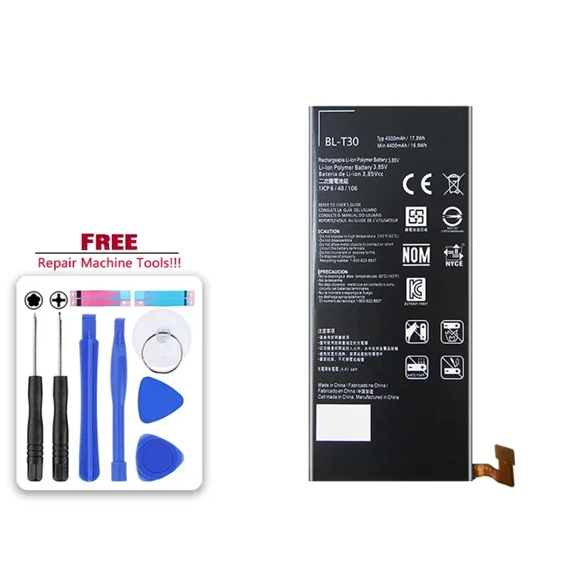 Сменный аккумулятор BL-T30 4500 мАч для LG X Power 2 II Power2 L64VL M320F M320N M322 L63BL K10 M320 M320DSN M320TV MLV7N