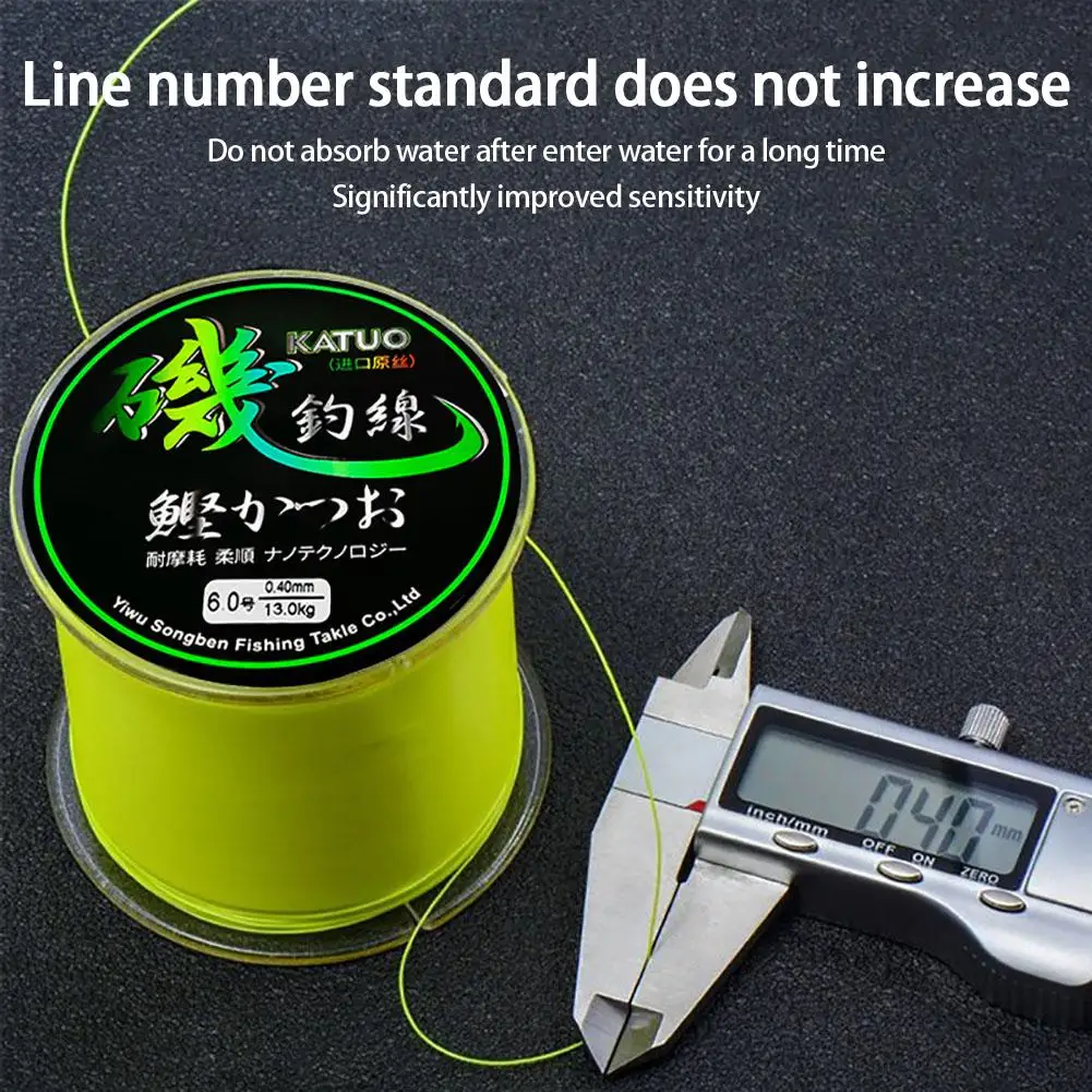 

2023 500 м рыболовная леска 5,7-43lb супермягкая износостойкая длинная нейлоновая леска для забрасывания рыболовных украшений «сделай сам»