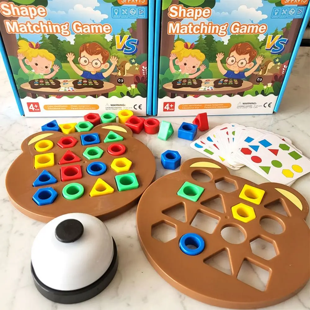 

Matching Board Toy For Kids Color And Shapes Shape Matching Game Geometric Shape Sensory Educational Children Puzzles