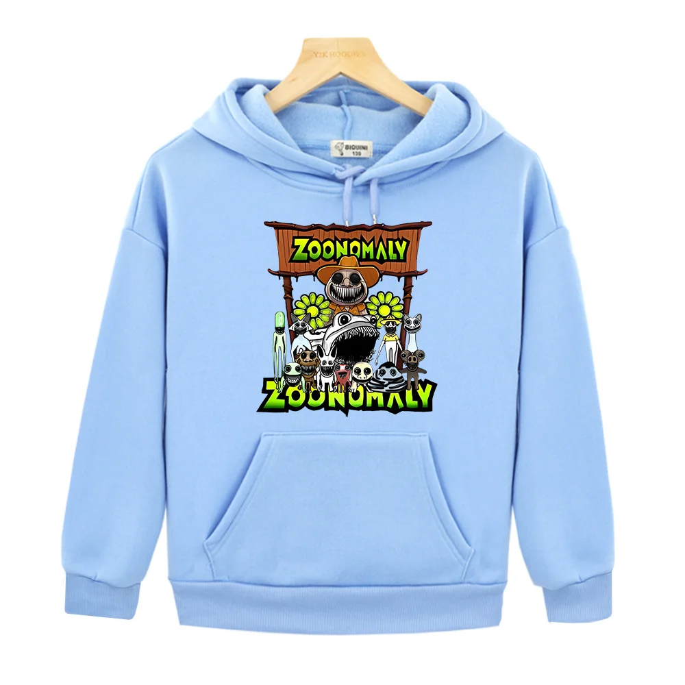Худи Zoonomaly игровое графическое с длинным рукавом свитшоты для мальчиков и
