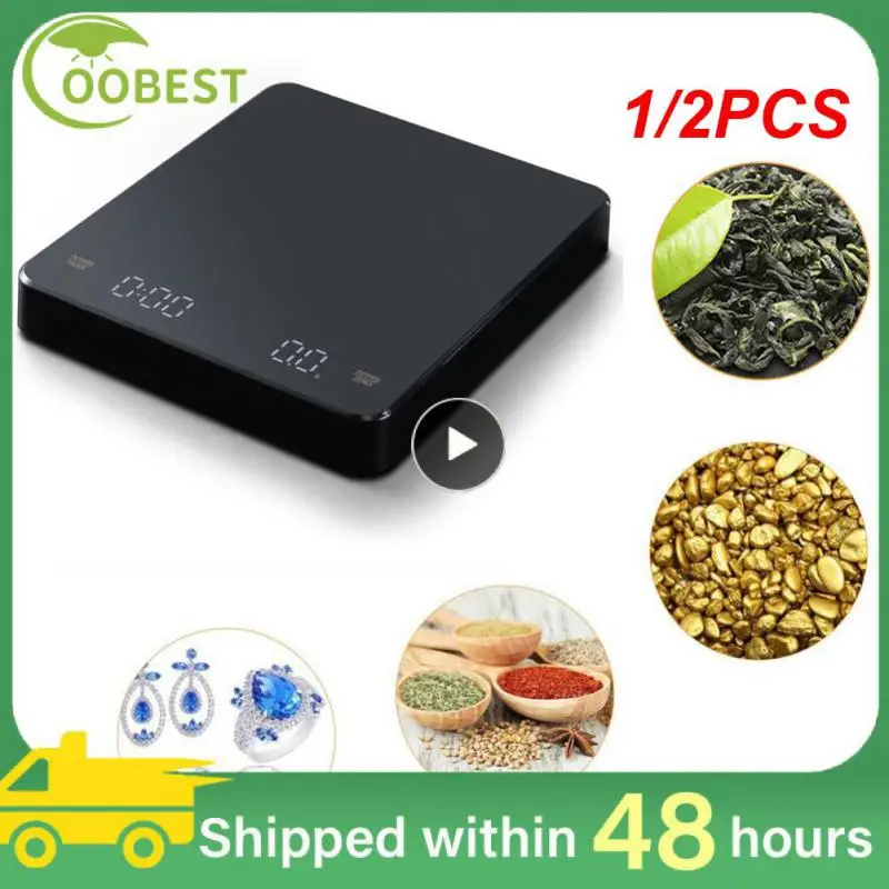1/2 шт., кухонные электронные весы с таймером | AliExpress